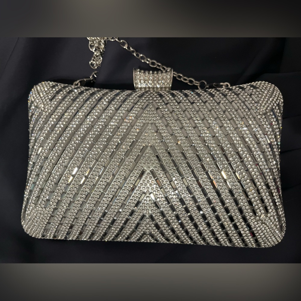 Kelly and Katie Curves crystal clutch